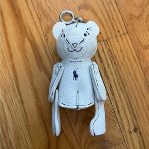 Polo Bear Leather Bag Charm